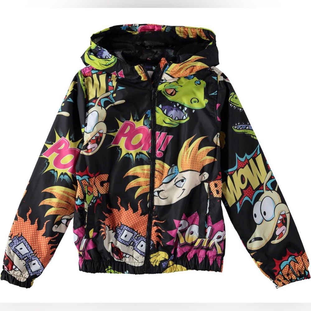 Members Only+Nickelodeon Windbreaker Jacket-Size Small